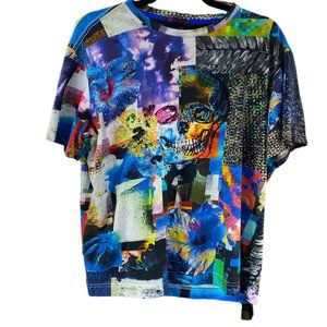 Robert Graham Raised Skull Tee Shirt
